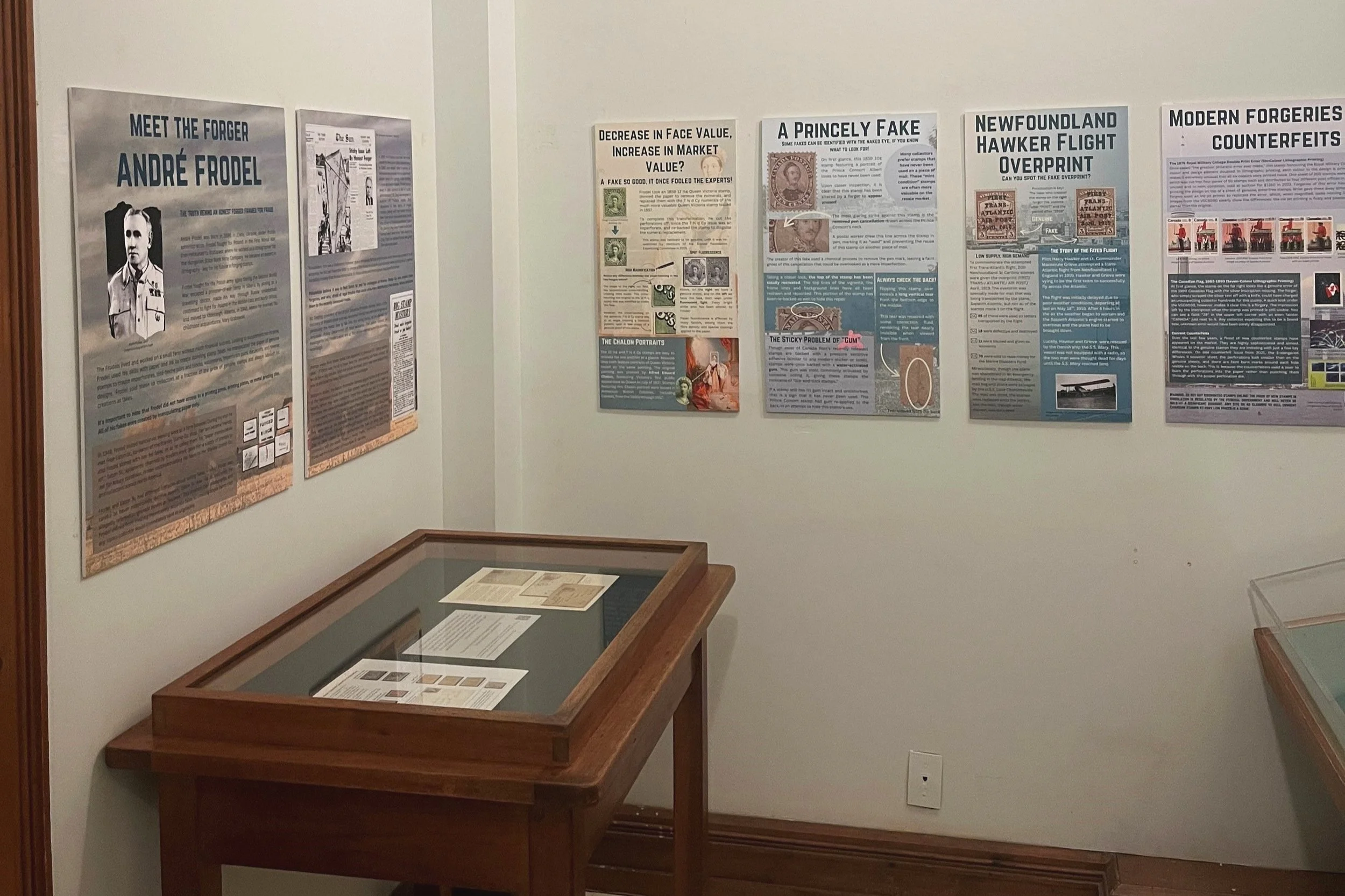 Philatelic Fakes and Forgeries Exhibit at Toronto's First Post